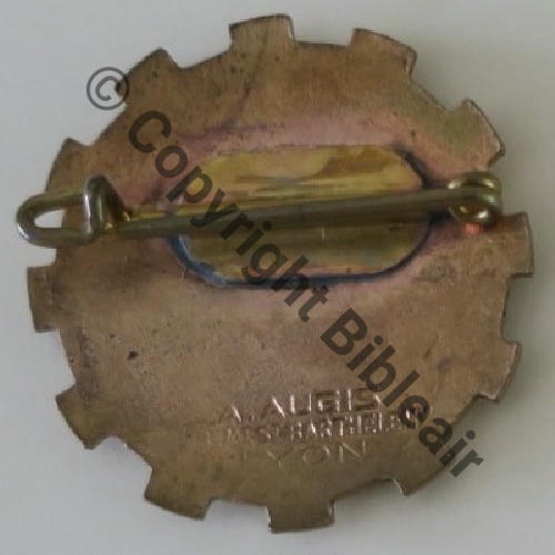 NH CRRT.82  A.AUGIS ST.BARTH LYON 3Lign Bol allonge Dos lisse Src.Y.GENTY 230Eur(x4) 